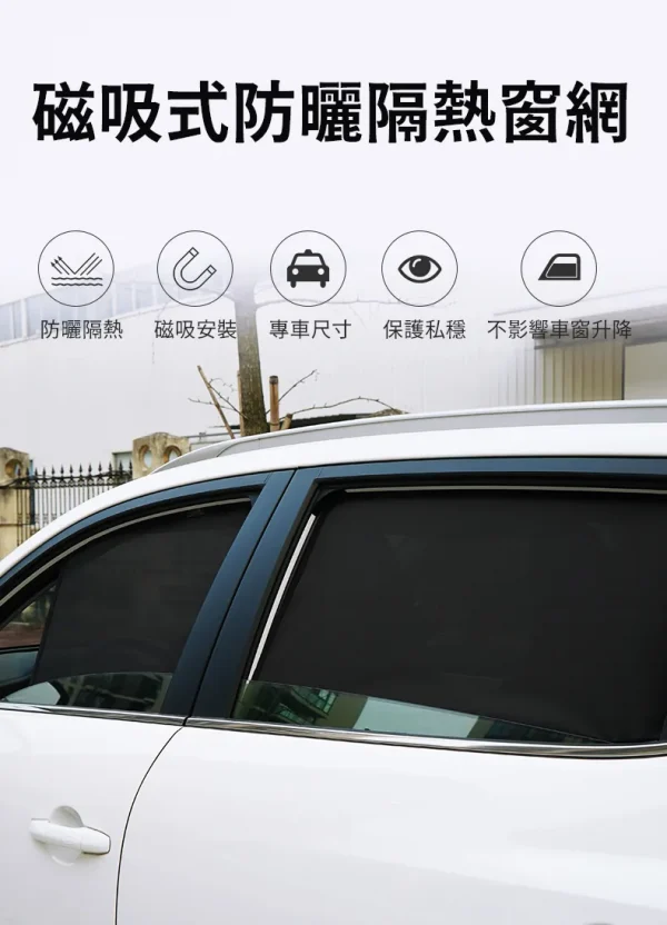 ETECCO - 防曬隔熱窗網 7件裝 TOYOTA ESTIMA/PREVIA 50系 2006-2018 - Image 5